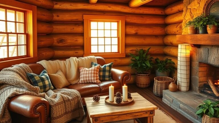 affordable log cabin decor