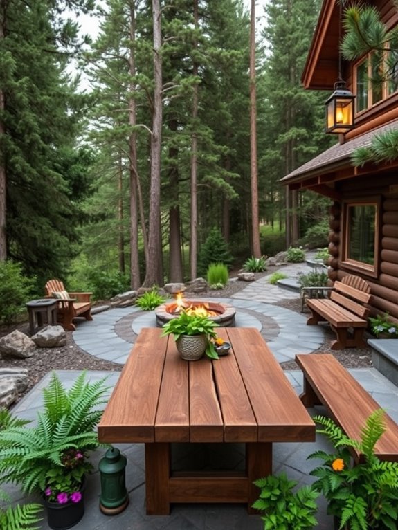 al fresco dining area