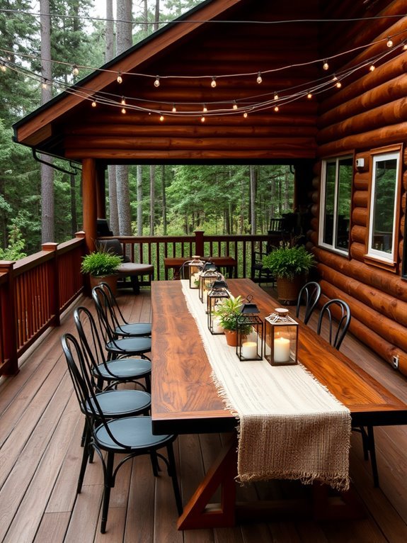 al fresco dining arrangements