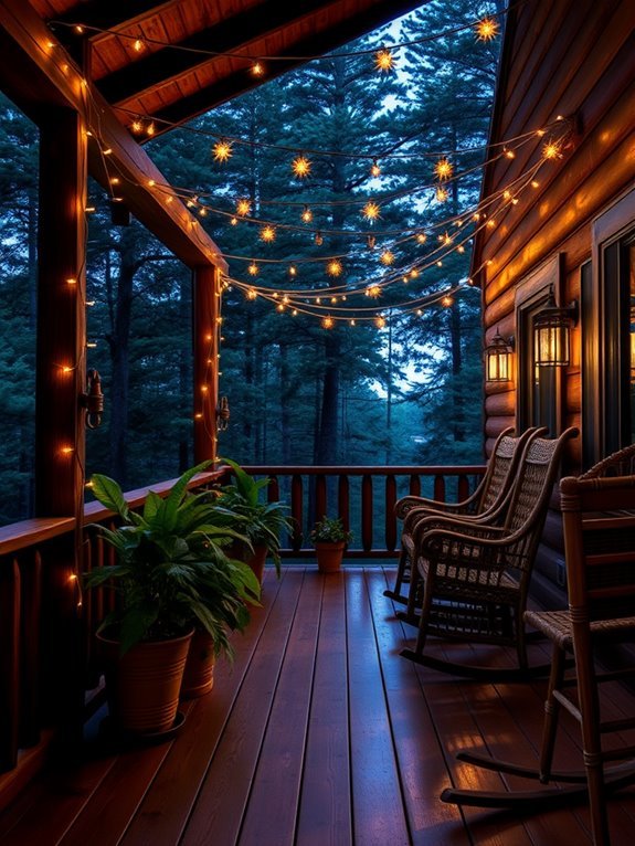 ambient decorative string lights