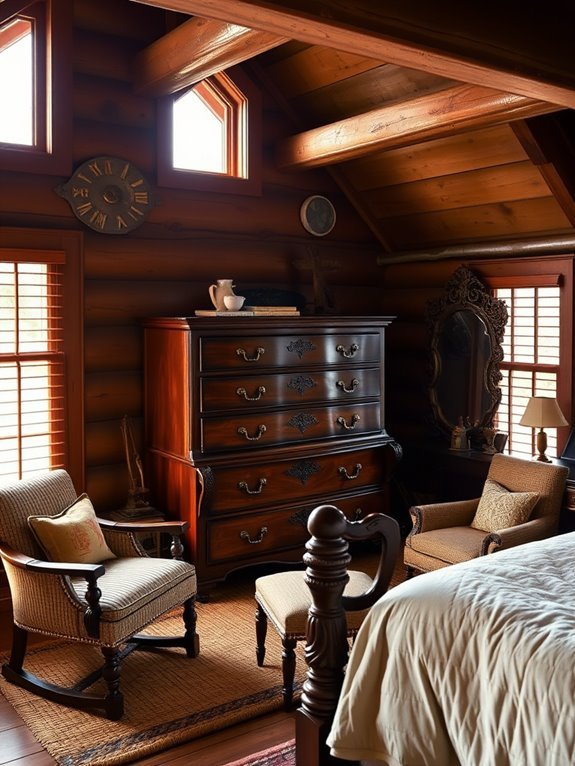 antique wooden storage furniture