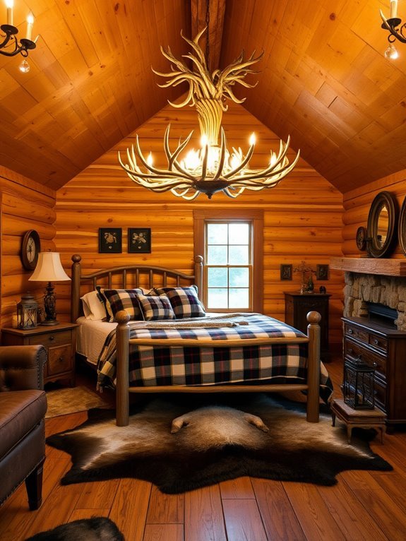 antler themed home decor accents