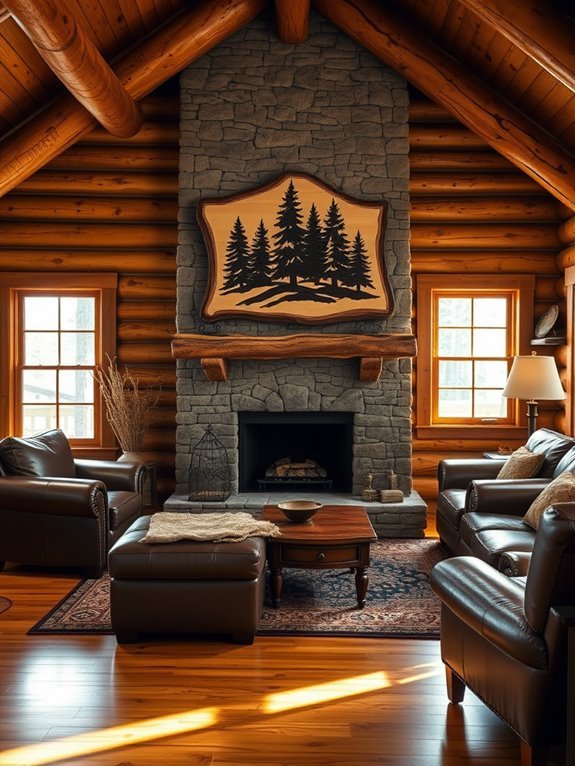 artisan crafted cabin decor