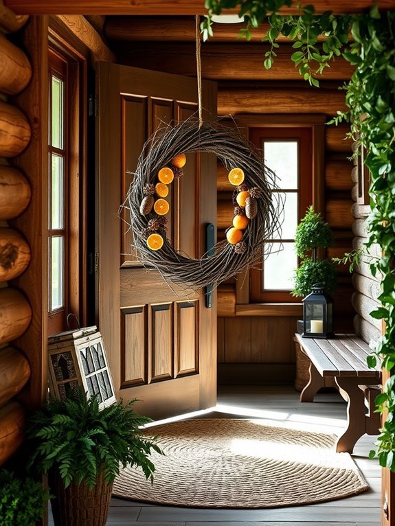 artisan crafted door decor