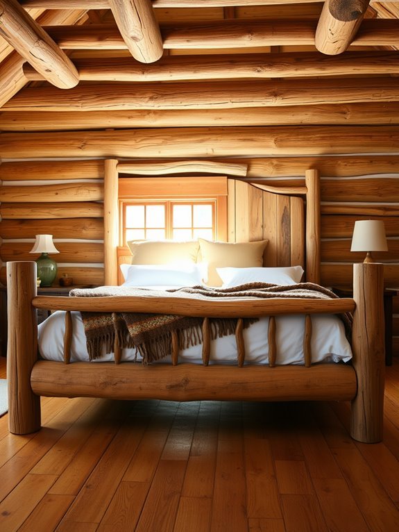 artisan crafted wooden beds