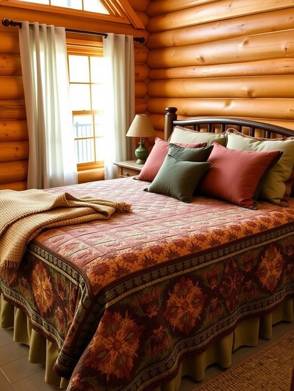 artisan made decorative bedding