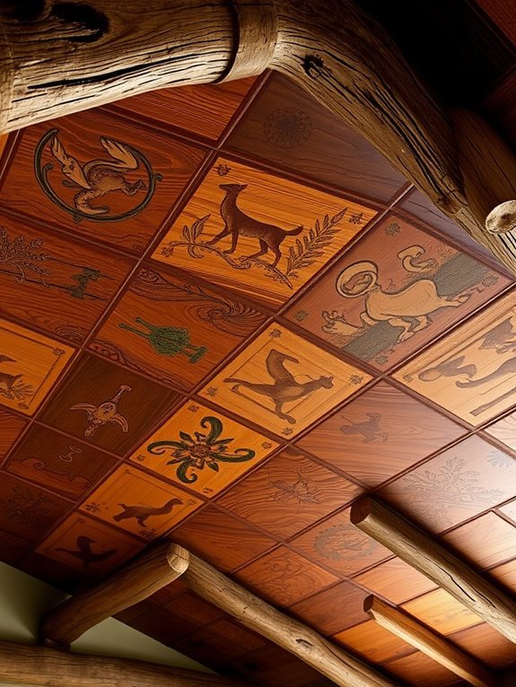 artistic ceiling tile designs