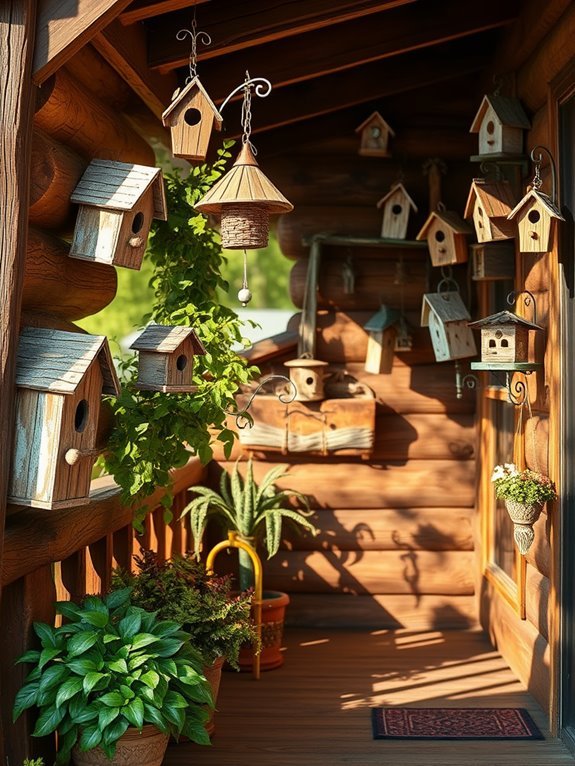 artistic homes for birds