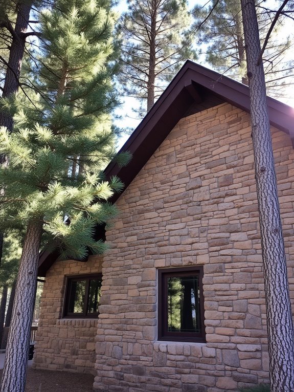 authentic layered stone material