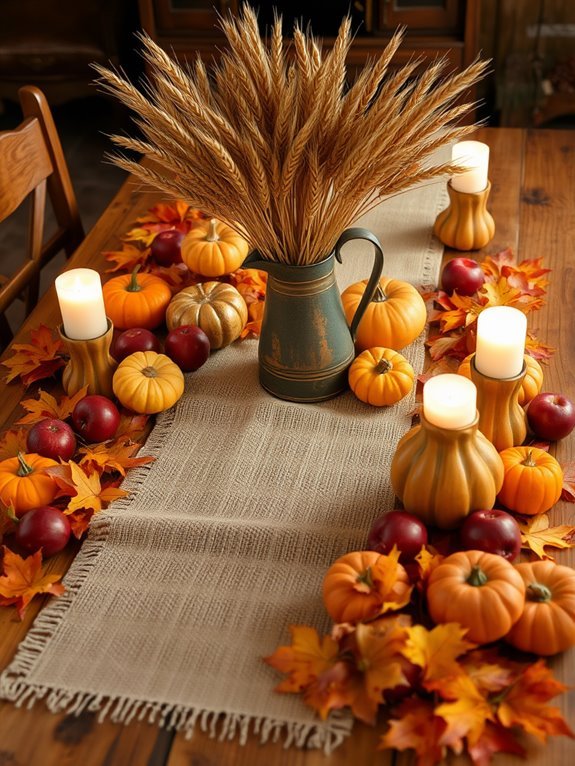 autumn harvest table decorations