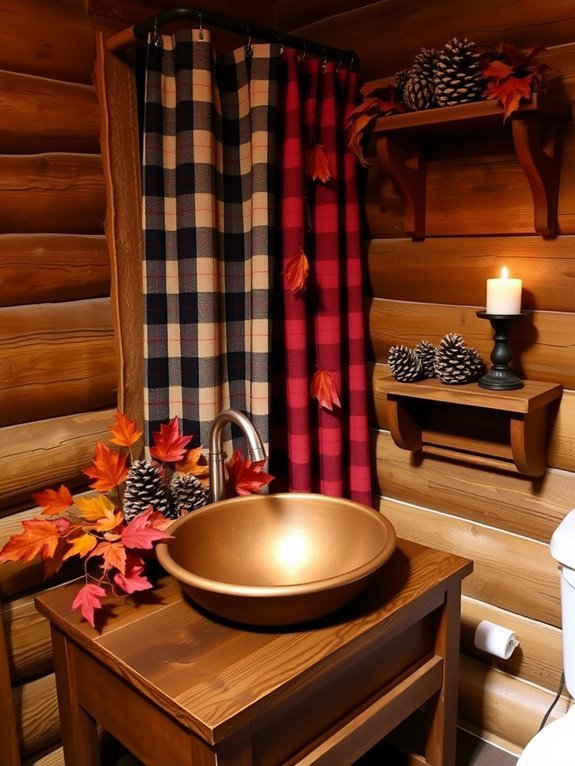 autumn inspired rustic decorations