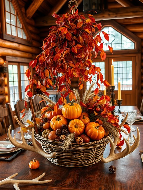 autumn inspired table decorations