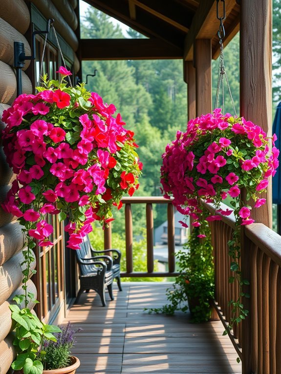 beautiful floral arrangements suspended