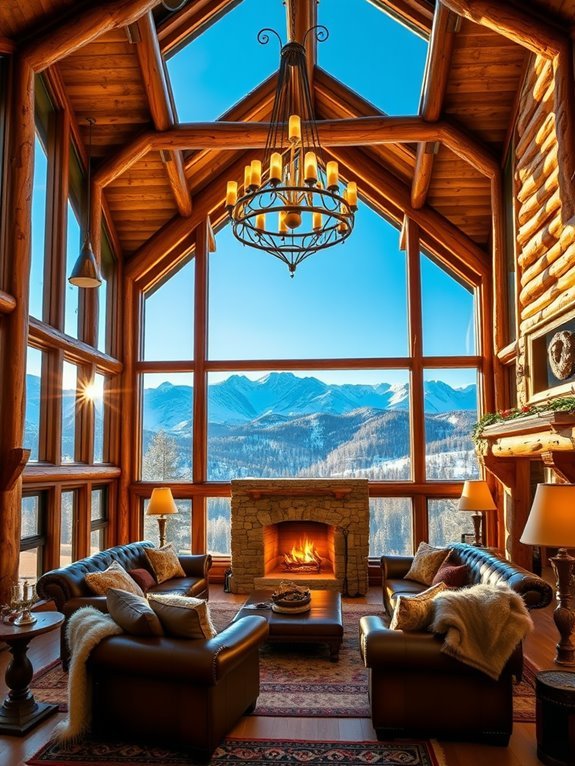 breathtaking panoramic mountain scenery