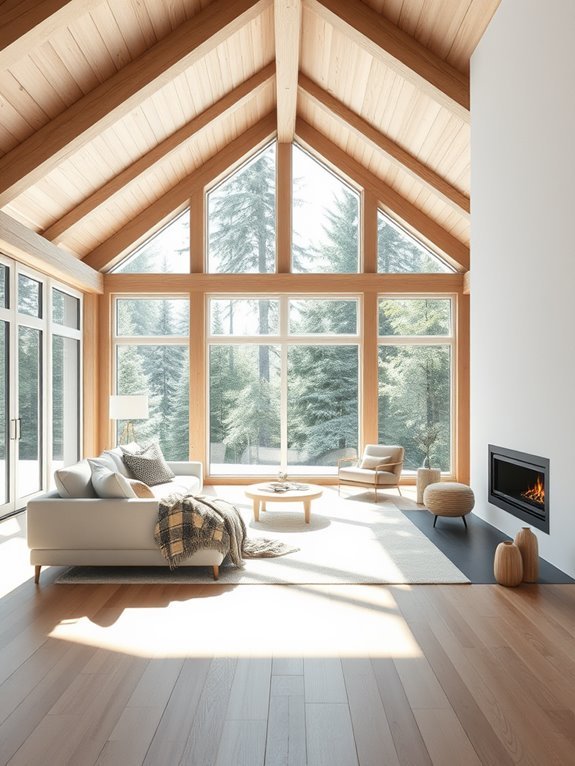 bright airy living spaces