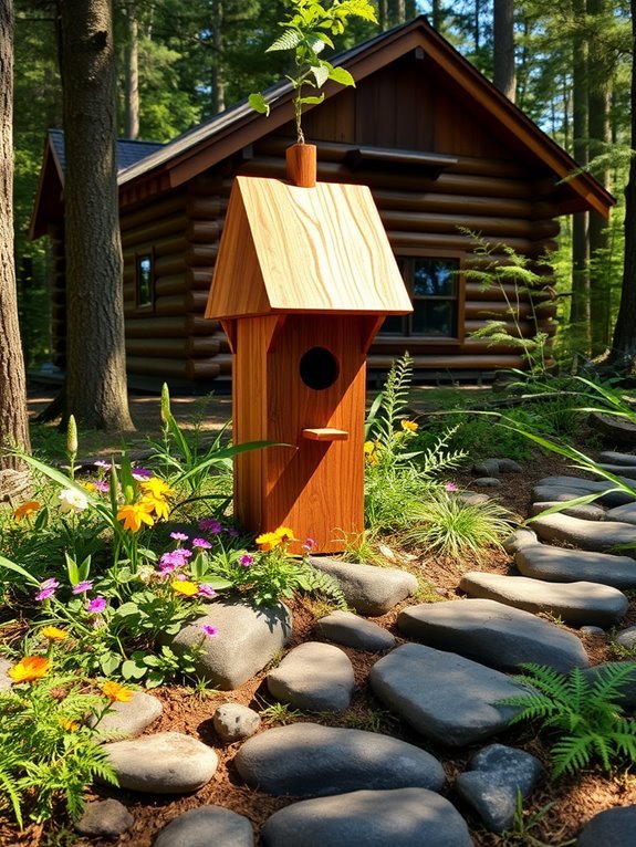 build a birdhouse feeder