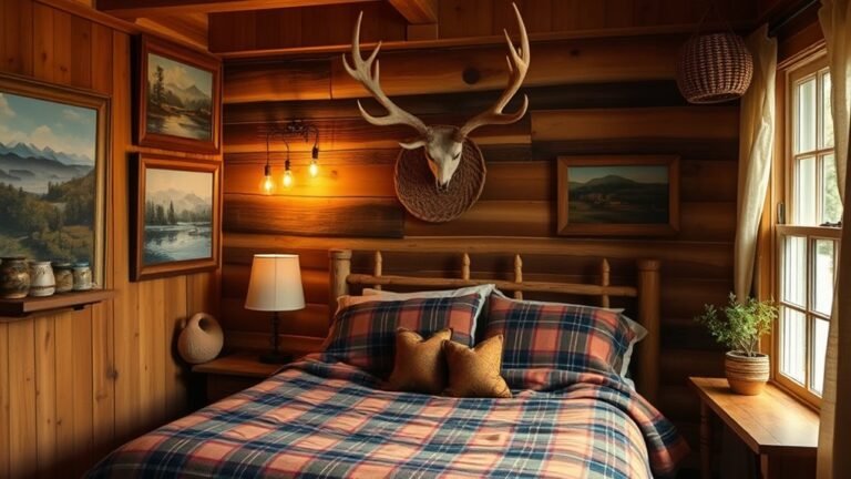 cabin bedroom decor inspiration