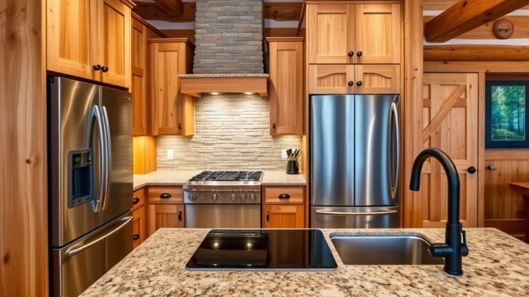 cabin kitchen appliance integration