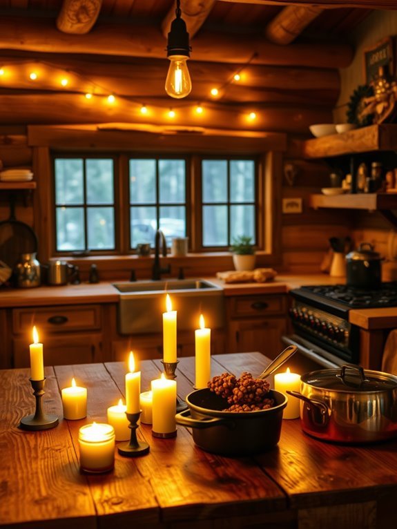candle decorative design elements