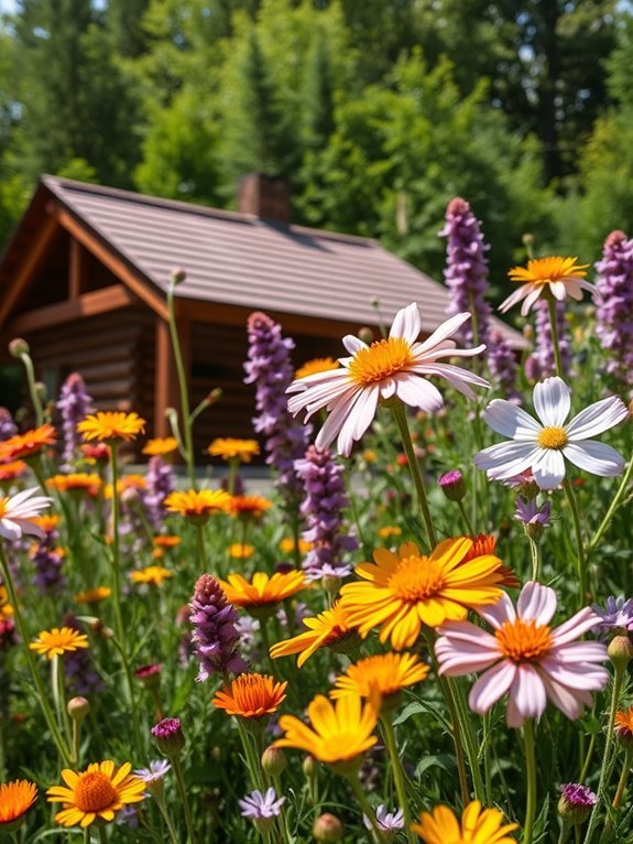 capturing vibrant wildflower landscapes