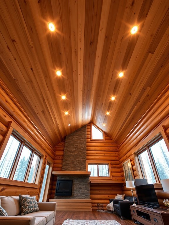 ceiling mounted recessed lighting