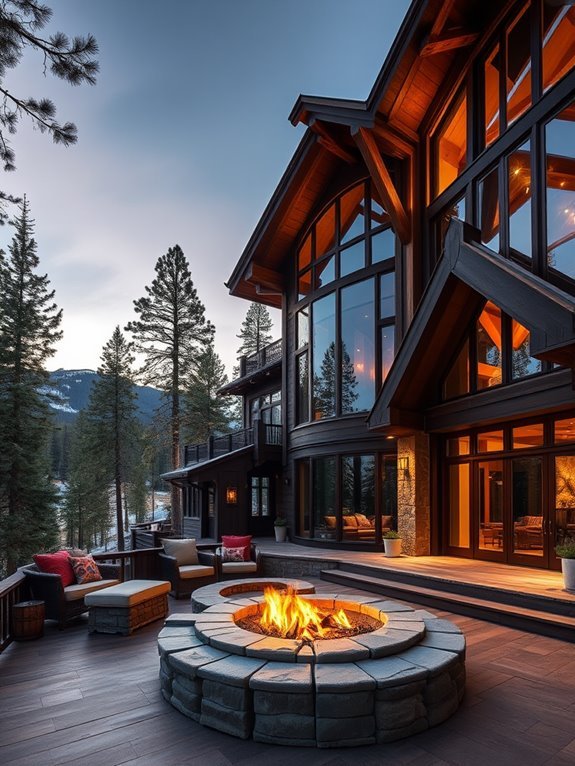 chalet with luxurious elegance