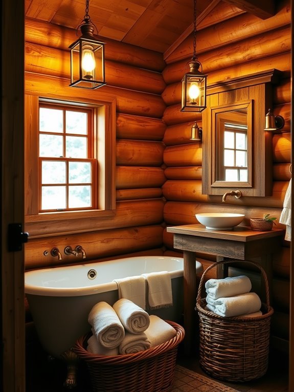 charming antique lighting accents