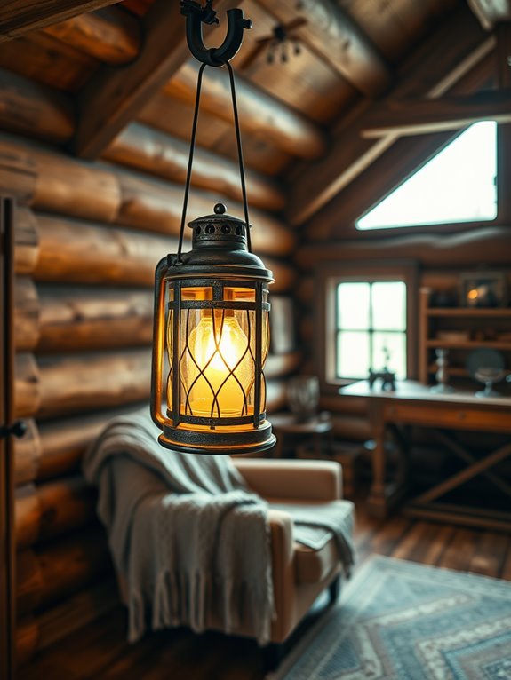 charming antique lighting accents