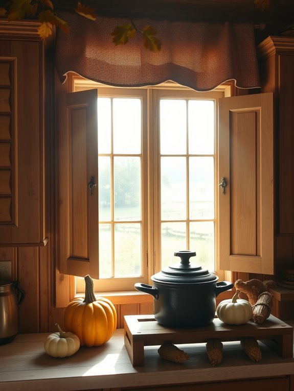 charming country style window decor