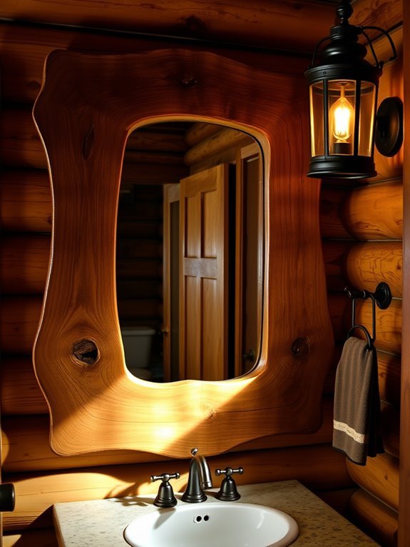 charming handcrafted rustic mirrors