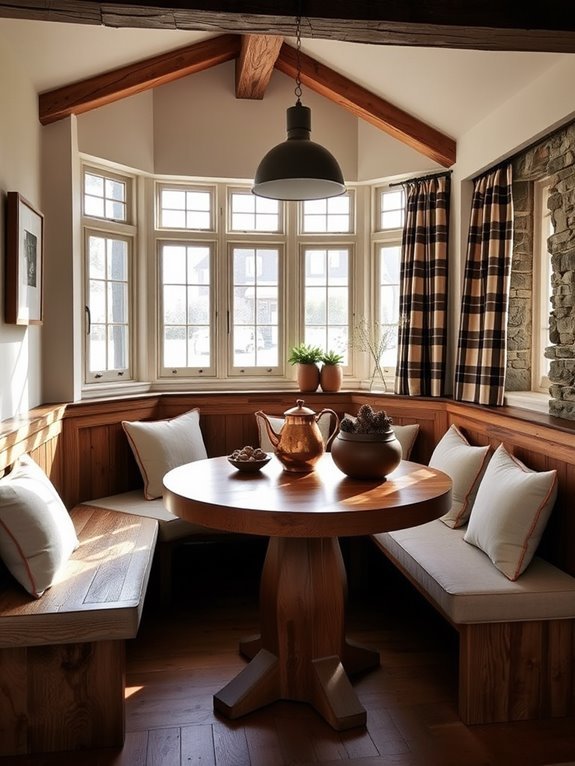 charming intimate dining spaces