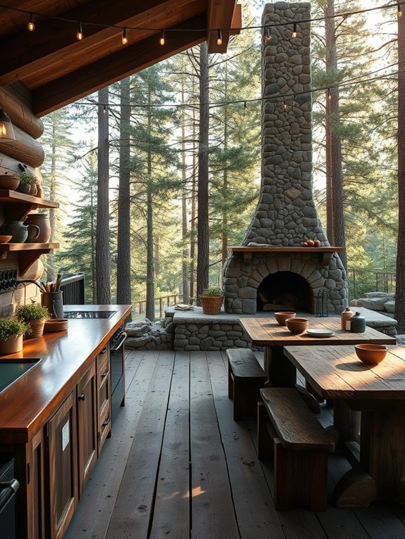 charming intimate eating space