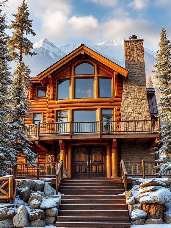charming mountain lodge retreat