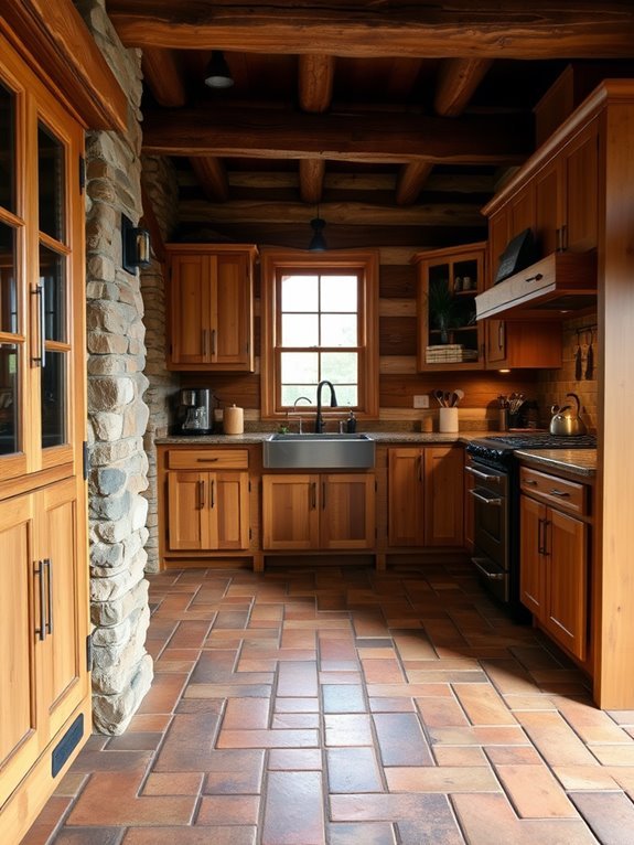 charming natural ceramic flooring