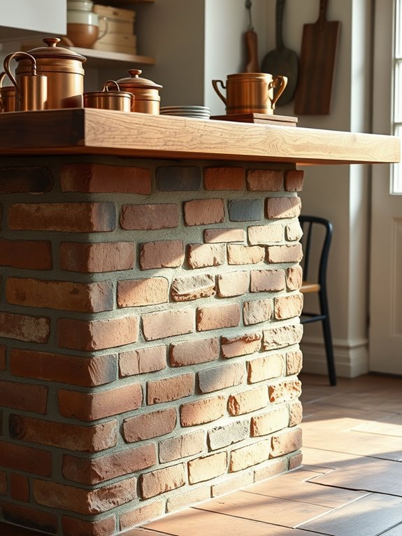 charming old world brick design
