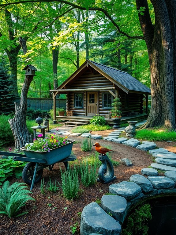 charming outdoor garden decor