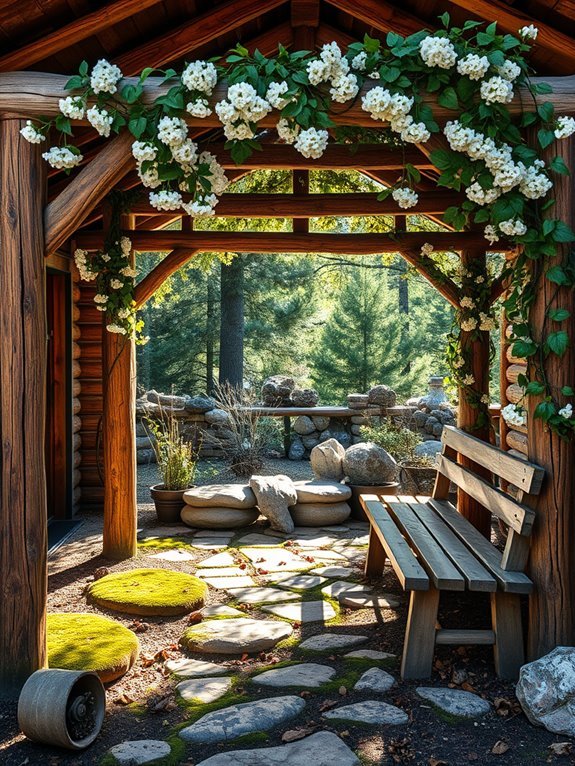 charming outdoor garden structures