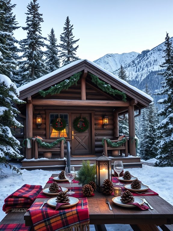 charming outdoor picnic setup