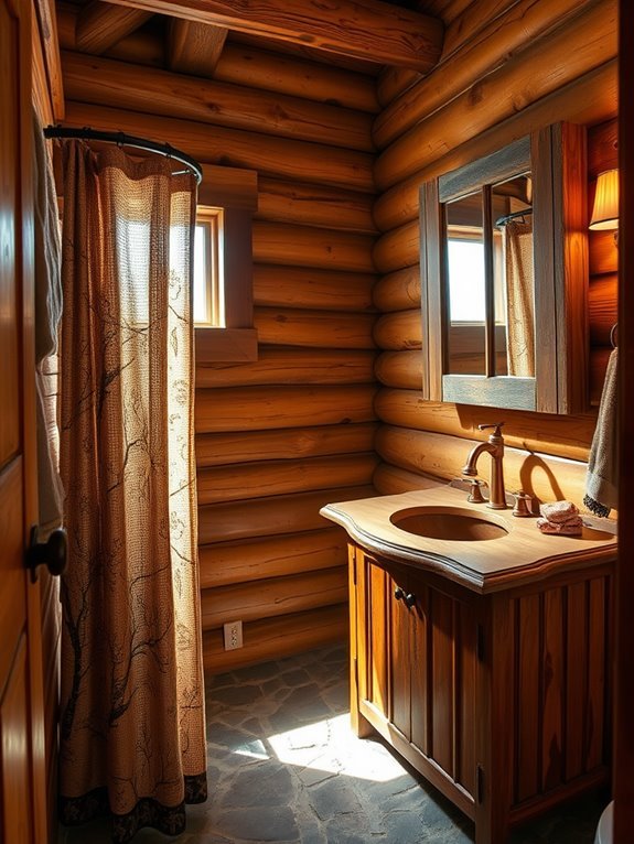 charming rustic bathroom decor