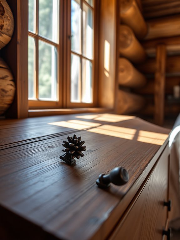 charming rustic drawer hardware