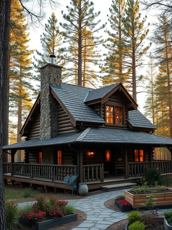 charming rustic forest retreat