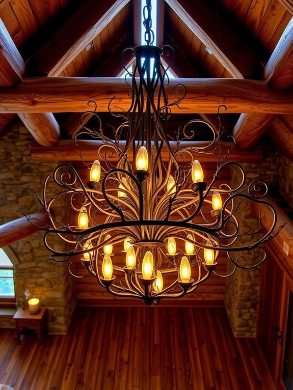 charming rustic lighting fixtures