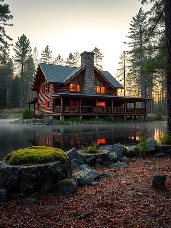 charming rustic maine retreat