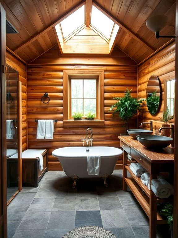 charming rustic modern living