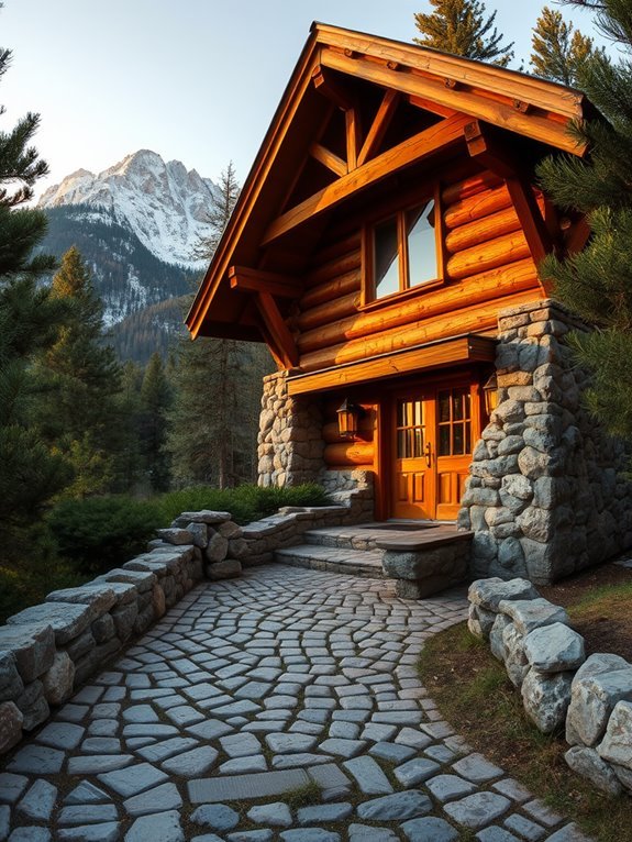charming rustic stone homes