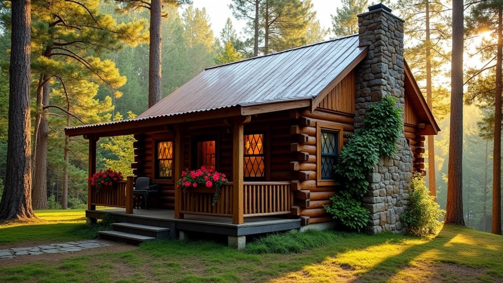 charming small log cabins