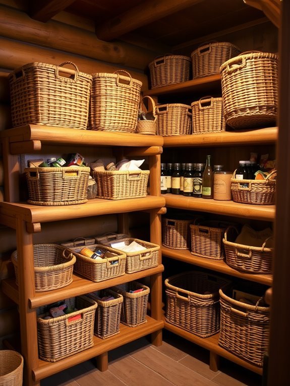 charming storage solution baskets