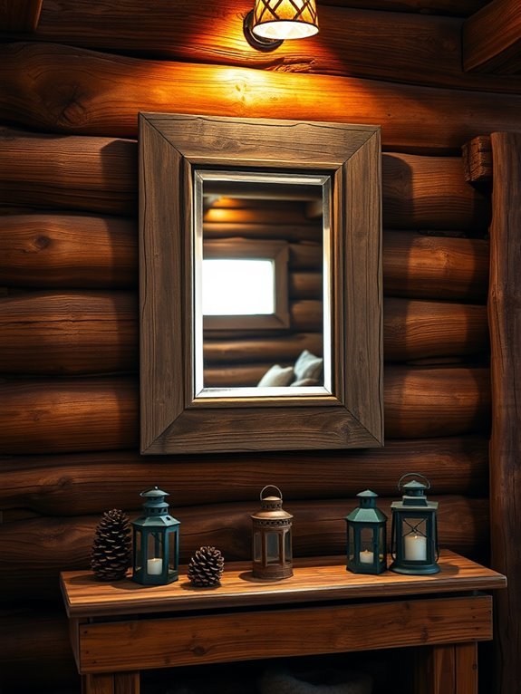 charming vintage reflective decor