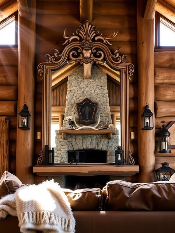 charming vintage reflective decor