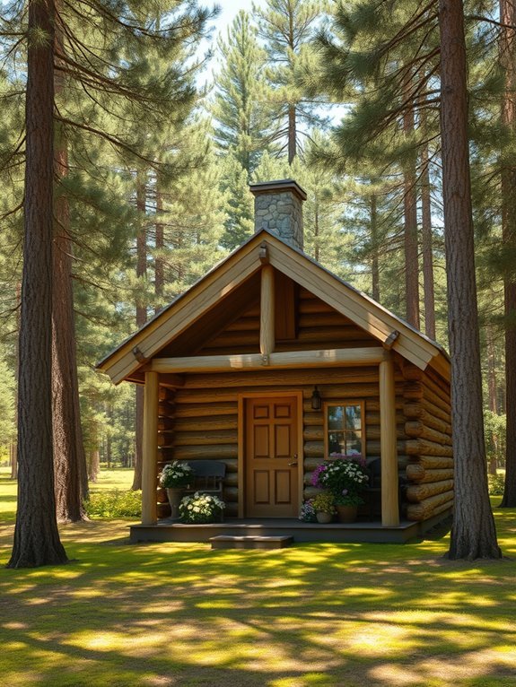 charming wooden wilderness retreat